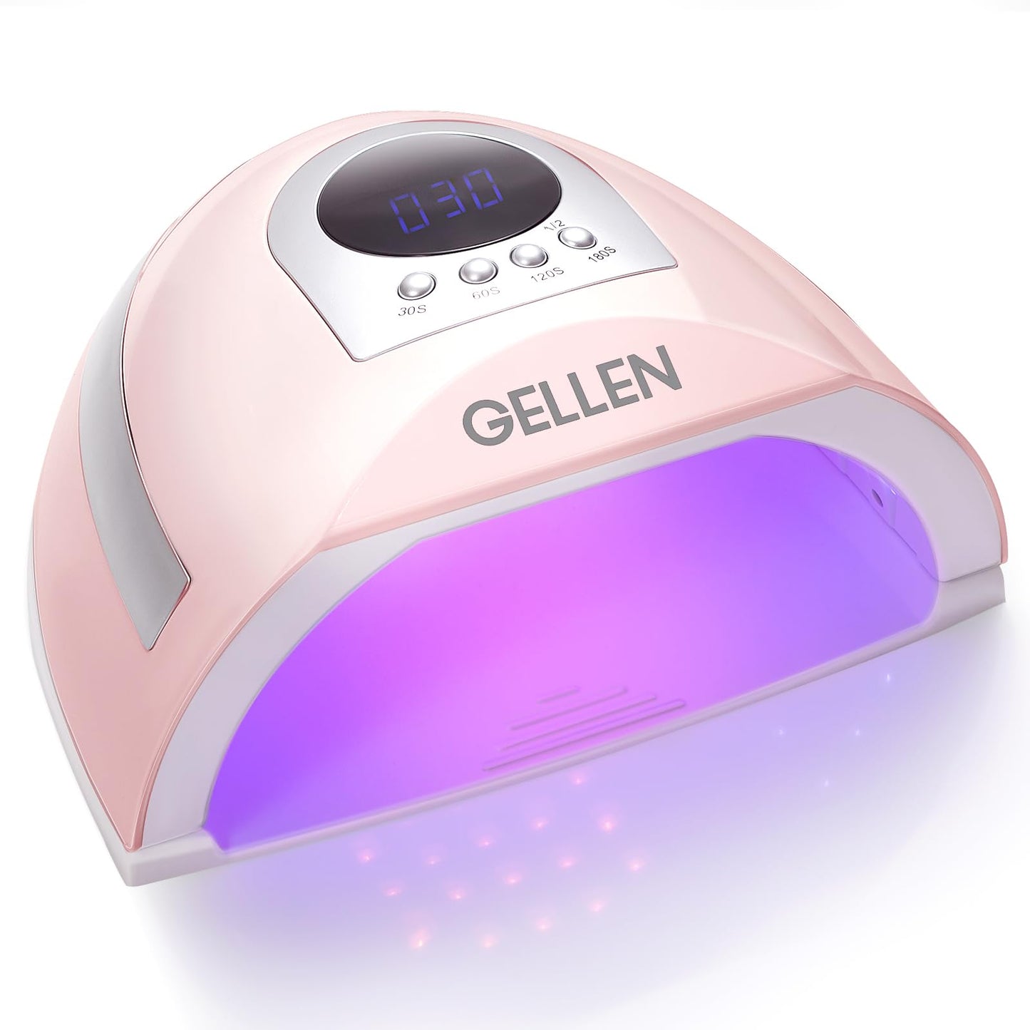 Gellen UV Nail Lamp, 268W UV Light for Nails Professional Fast Curing Nail Dryer, LED Nail Lamp with 4 Timers, 66 LED Beads, UV Nail Light Nail Lamp Gift for Women Girls